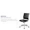 Flash Furniture Black LeatherSoft Office Chair BT-20595M-NA-BK-GG - alternate 5